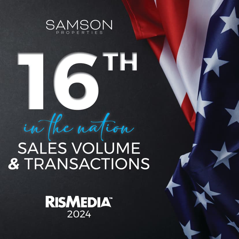 RISMedia 2025 Power Broker - Samson Properties Ranked #16